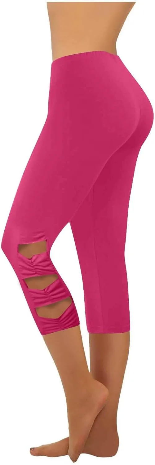 

Капри-легинсы для женщин High Waisted