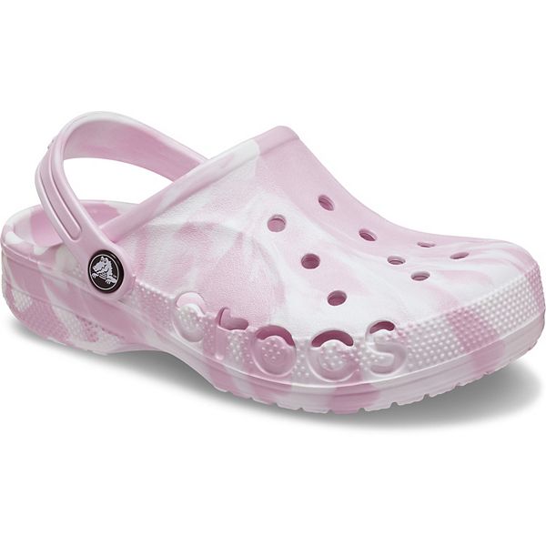

Детские слипоны Baya marbled Crocs, Ballerina Pink