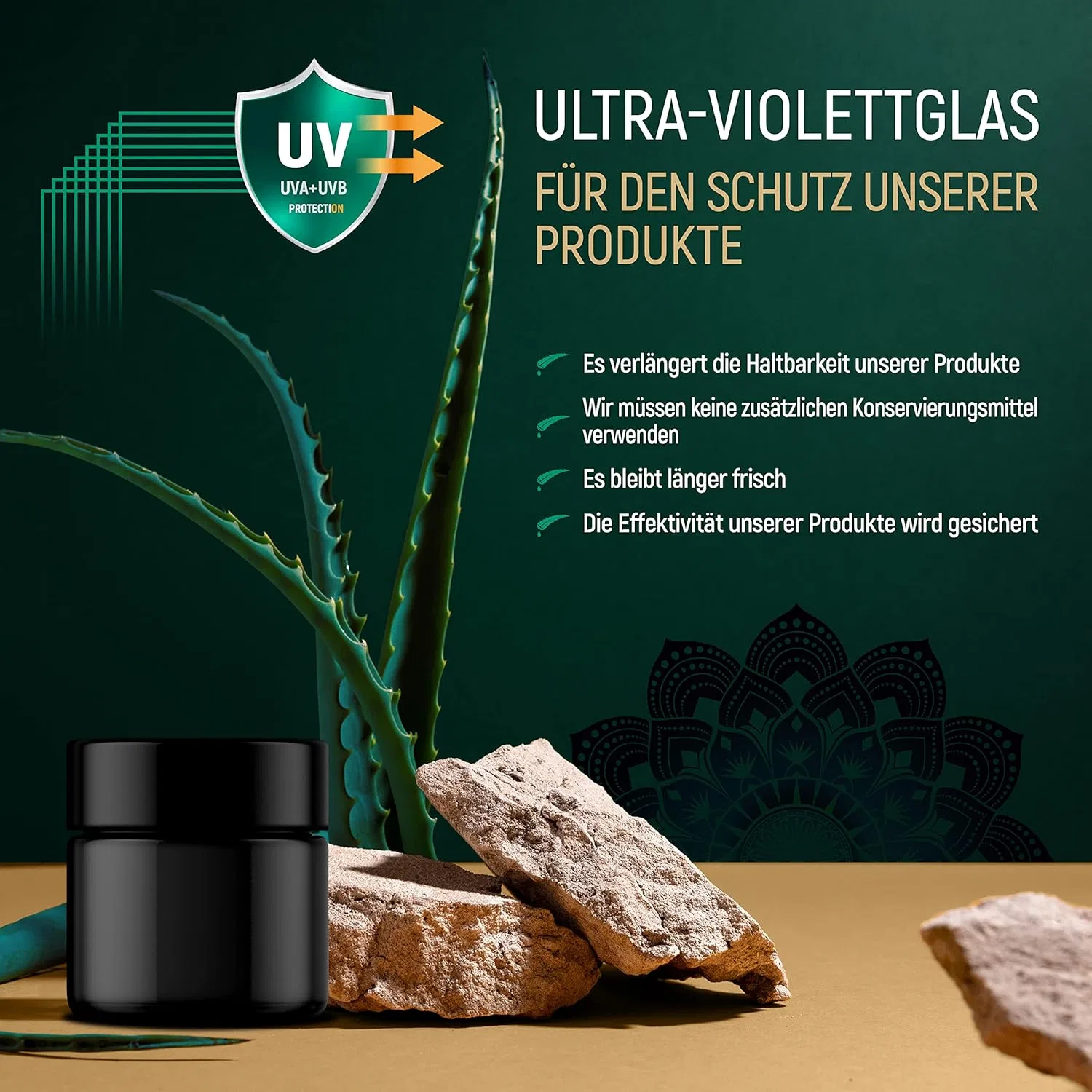 Органический крем для глаз с алоэ вера ANA Naturkosmetik, 50 мл ‎Ana Naturkosmetik — фото 3