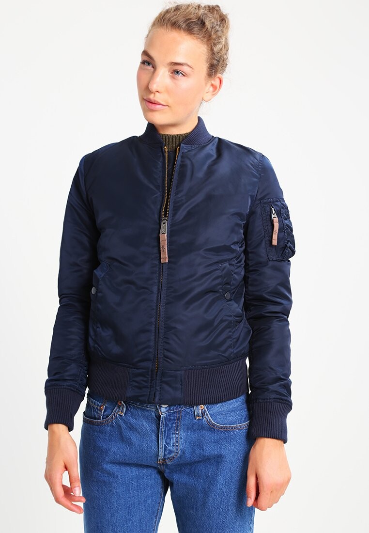 

Бомбер Alpha Industries, синий