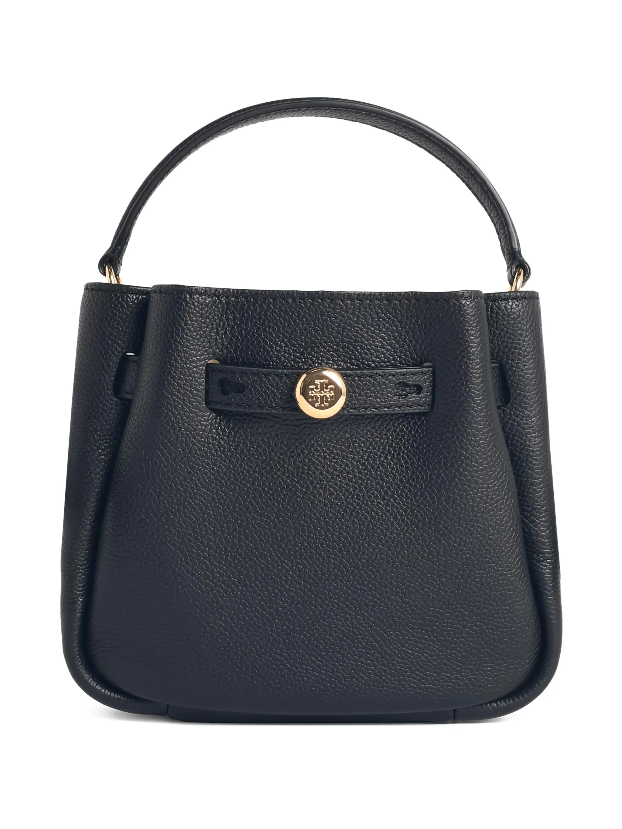 

Мини-сумка Romy с верхней ручкой Tory Burch, черный
