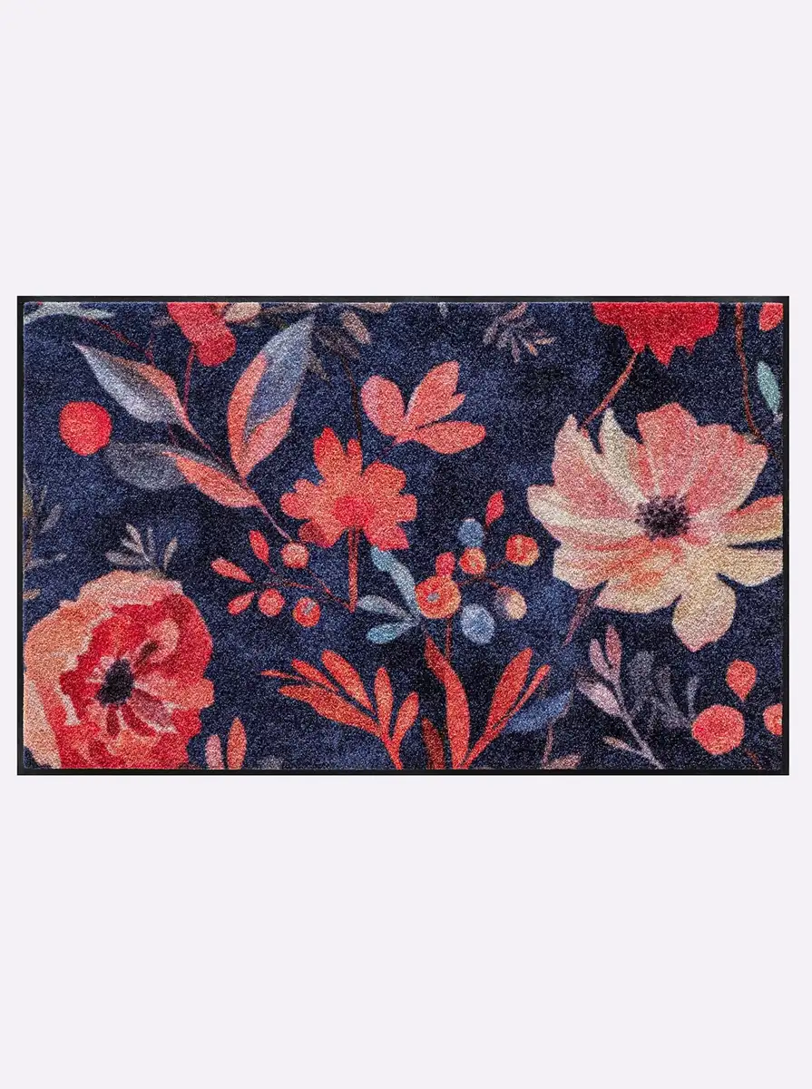 

Коврик прямоугольный 40х60 см, синий/красный