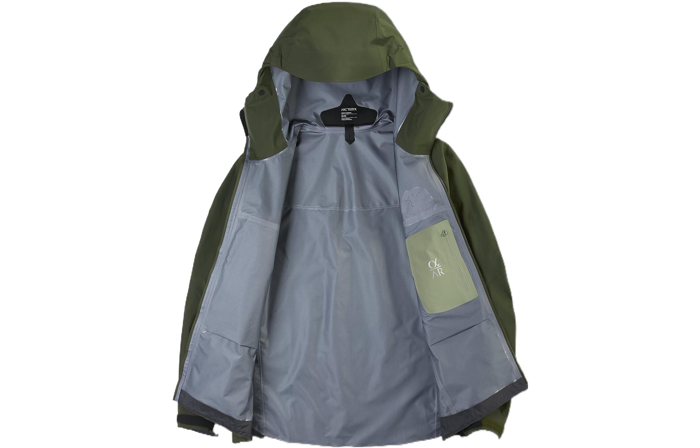 Мужская куртка Arc'teryx Alpha AR Tatsu Arcteryx, Винтажный зеленый/Tatsu — фото 3