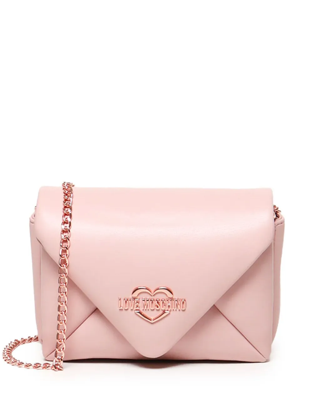 

Сумка через плечо с логотипом Love Moschino, розовый