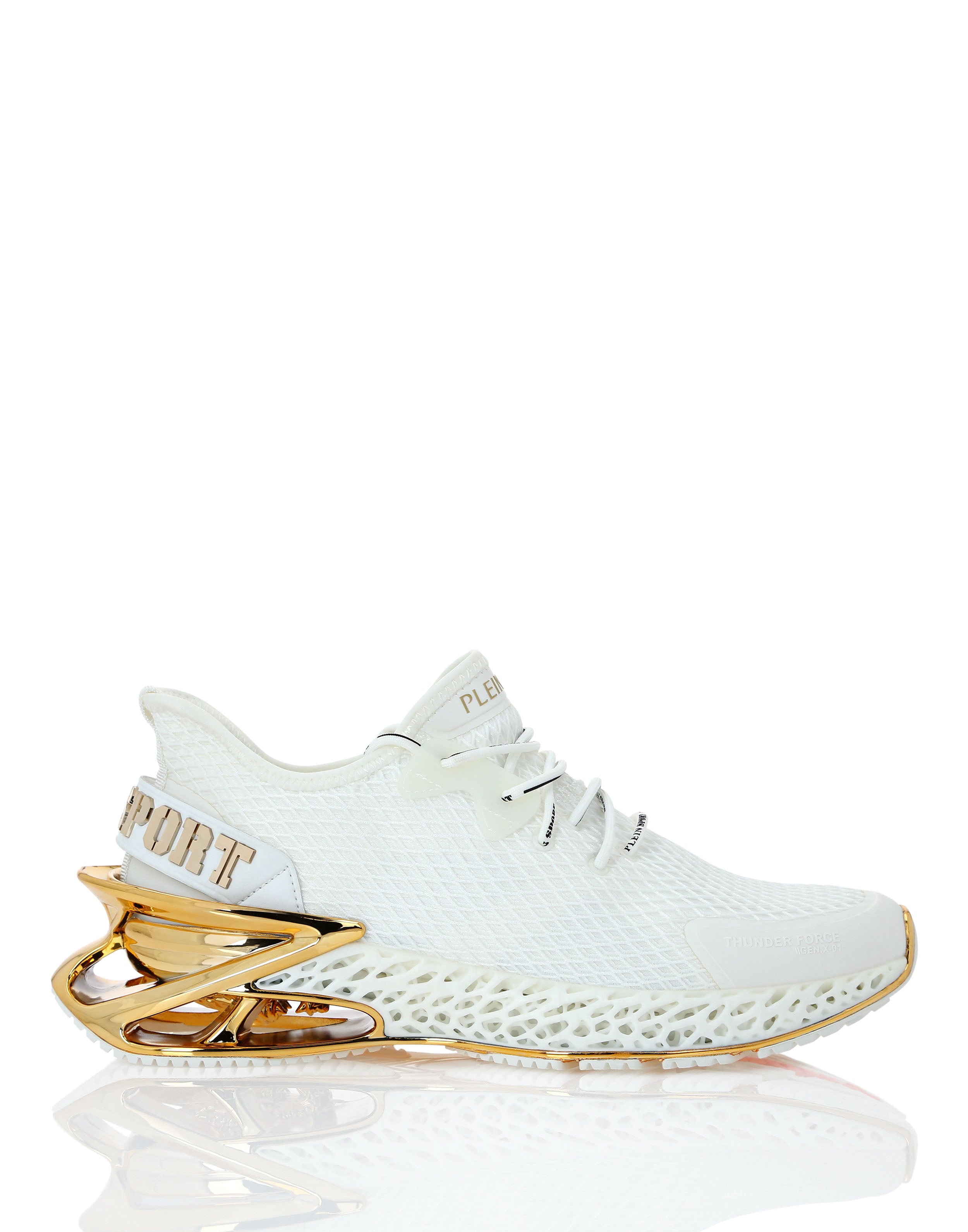 

Кроссовки THUNDER FORCE GENX 01 PLEIN SPORT, белый/золотой