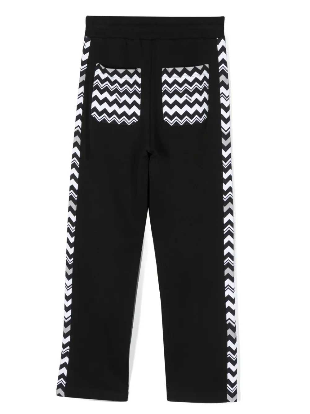Спортивные брюки с узором зигзаг Missoni Kids, черный — фото 2