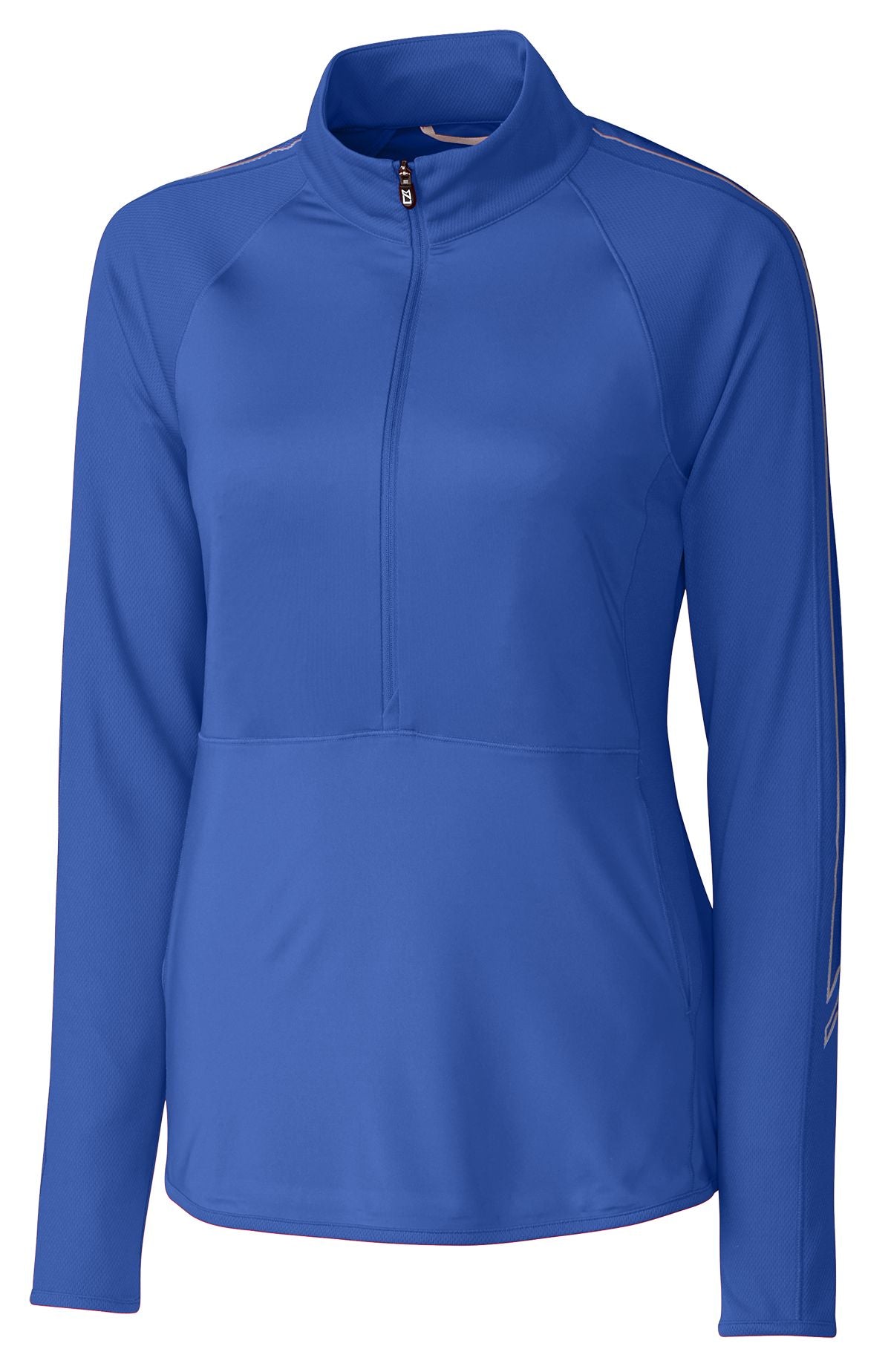 

Женская спортивная куртка Cutter & Buck Pennant с полумолнией, цвет tour blue