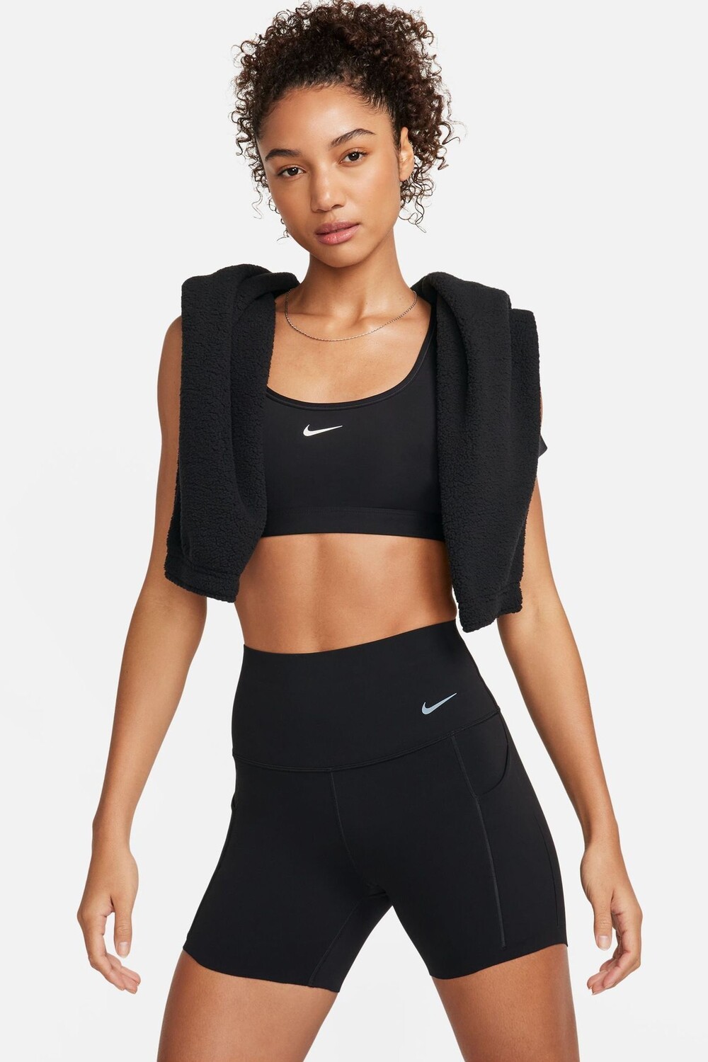 

Велосипедки Universa 5 с завышенной талией Nike, черный
