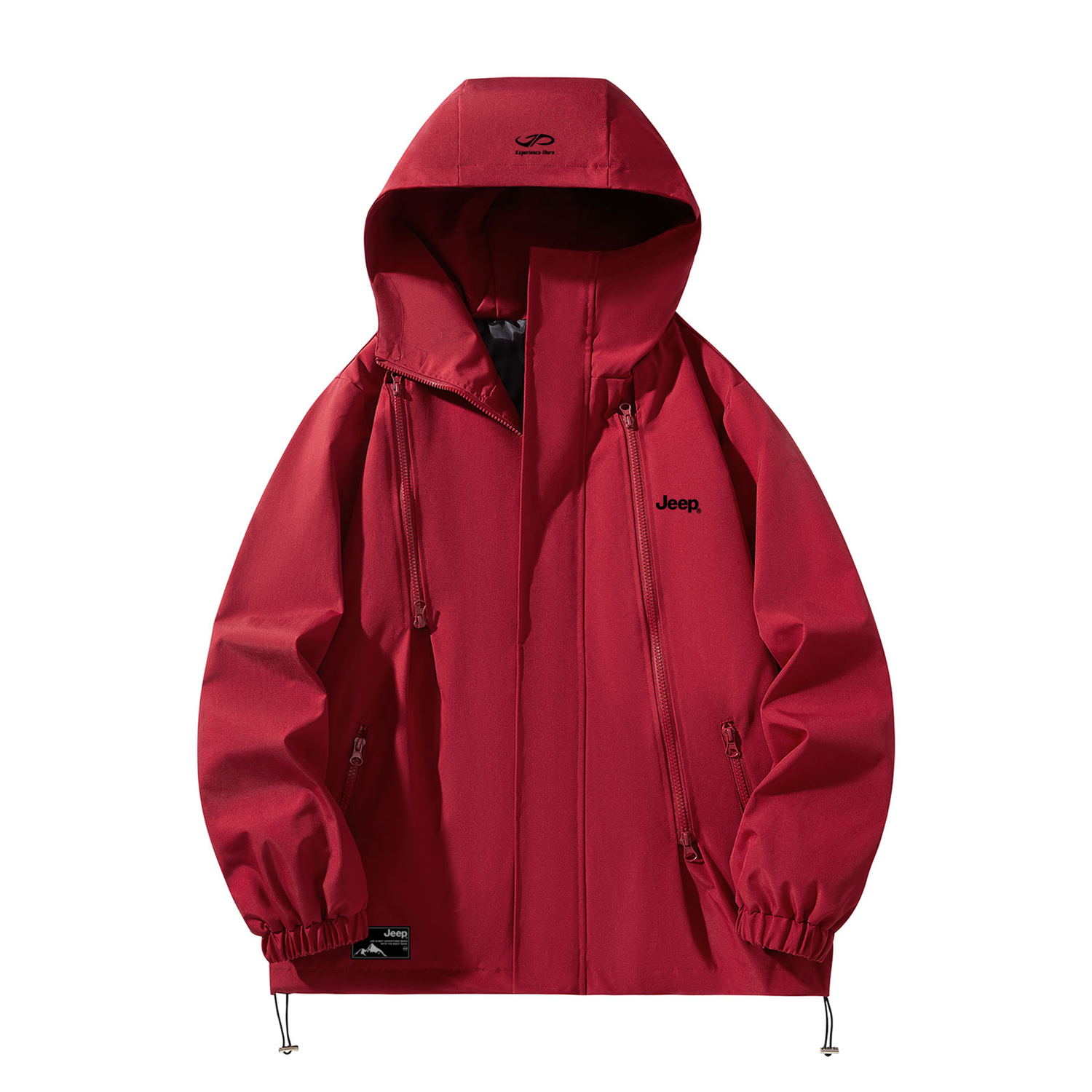 

Куртка Unisex Hooded Thickened Workwear Jeep, burgundy (3-in-1, detachable)