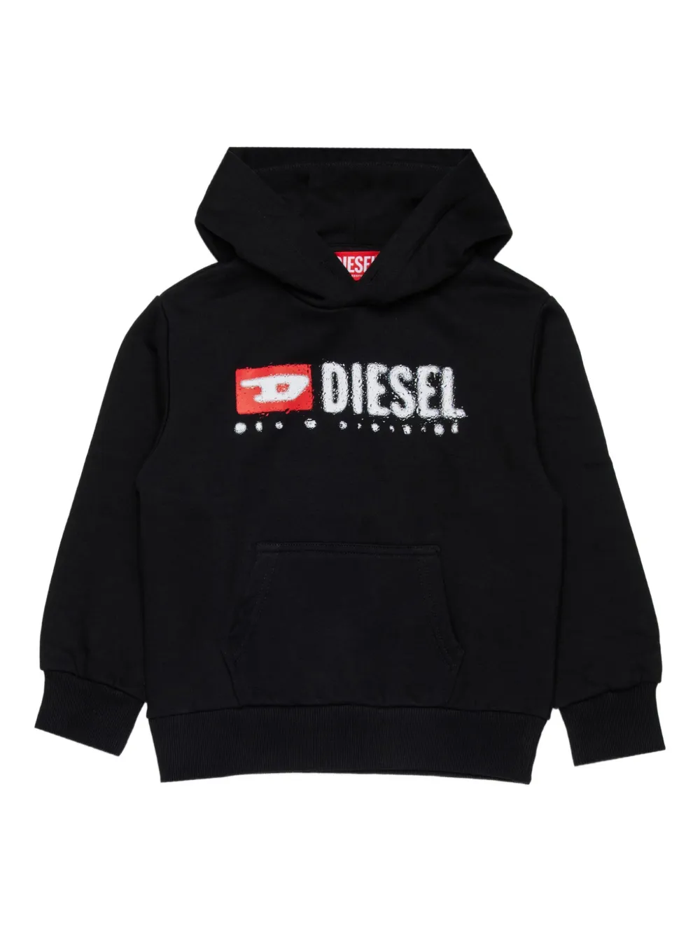 

Худи Sdropshood с логотипом Diesel Kids, черный