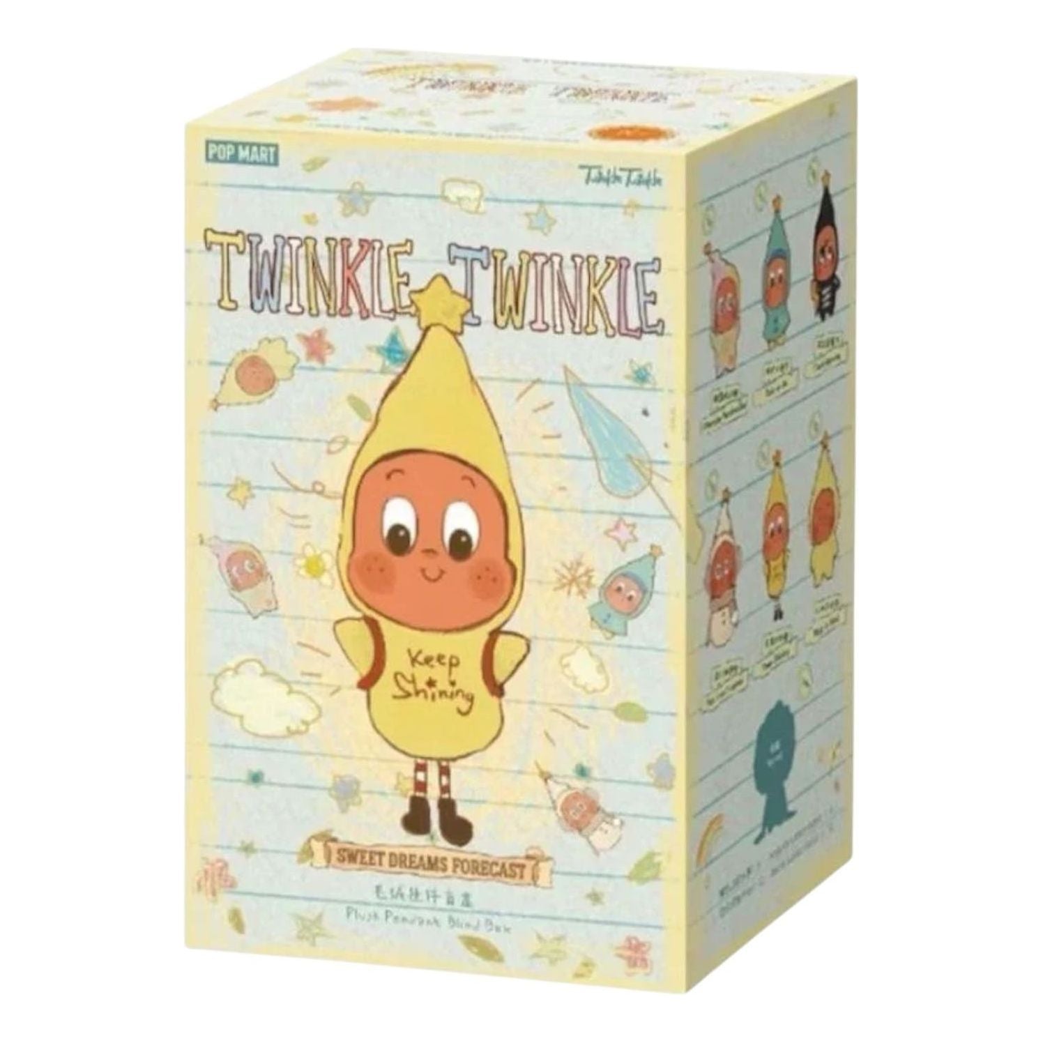 

Мягкий кулон Pop Mart Twinkle Twinkle Sweet Dreams Forecast в запечатанной коробке (1 непрозрачная коробка)
