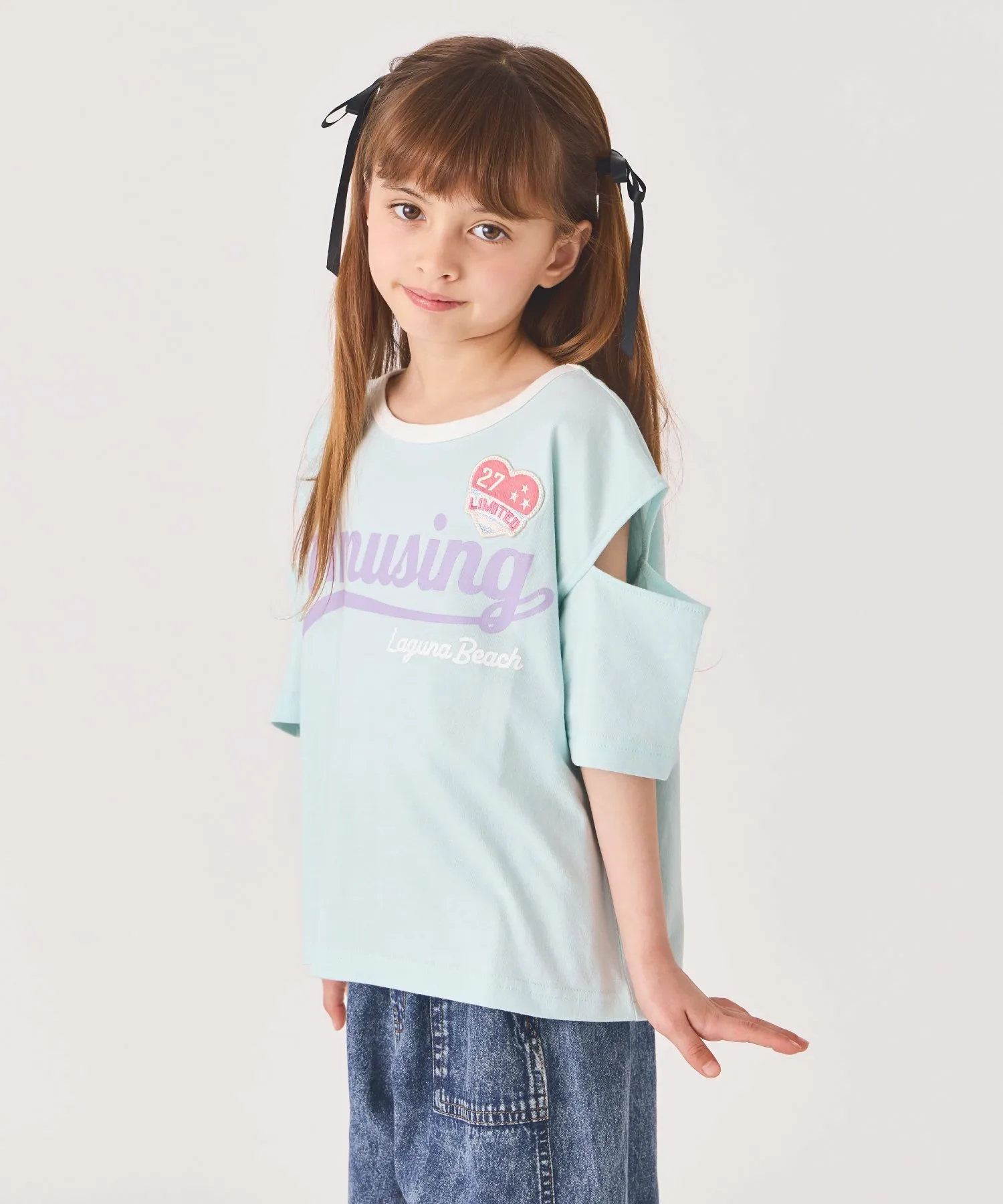 Футболка с коротким рукавом и нашивкой Ever Closet, mint