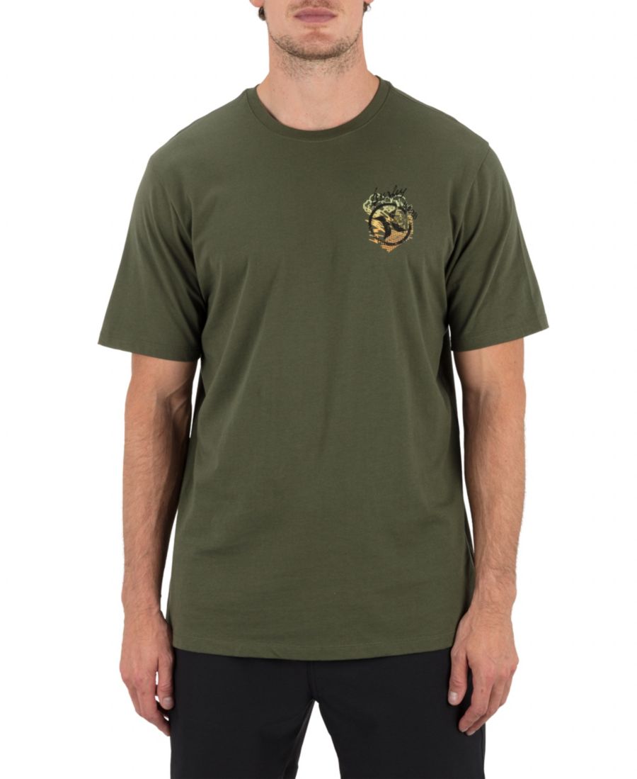 

Мужская футболка с коротким рукавом и круглым вырезом Crusty Hurley, Fern