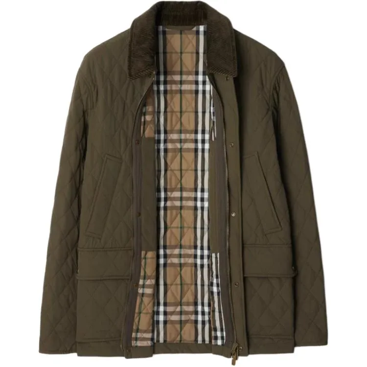 Пуховик Burberry Men's Green — фото 4