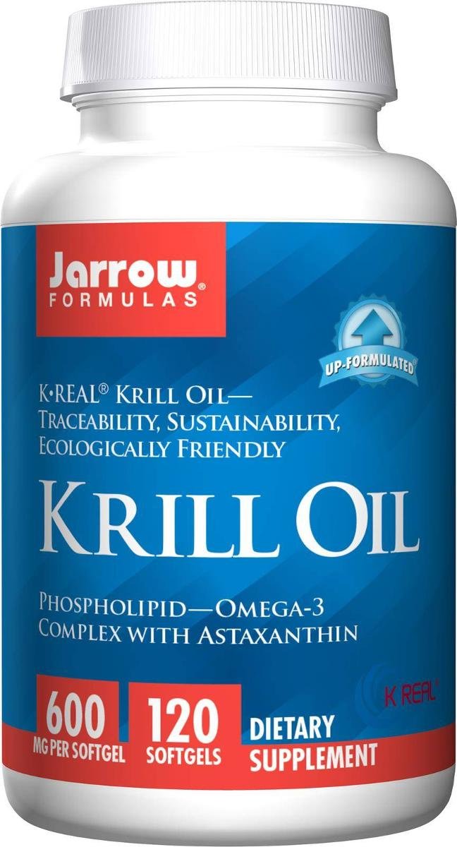 

Биологически активная добавка Криль - Масло Криля 600 мг (120 капсул) Jarrow Formulas