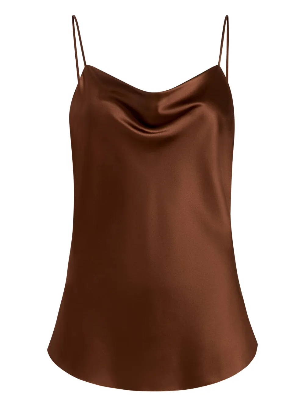 

Шелковый топ Marta Cinq A Sept, коричневый