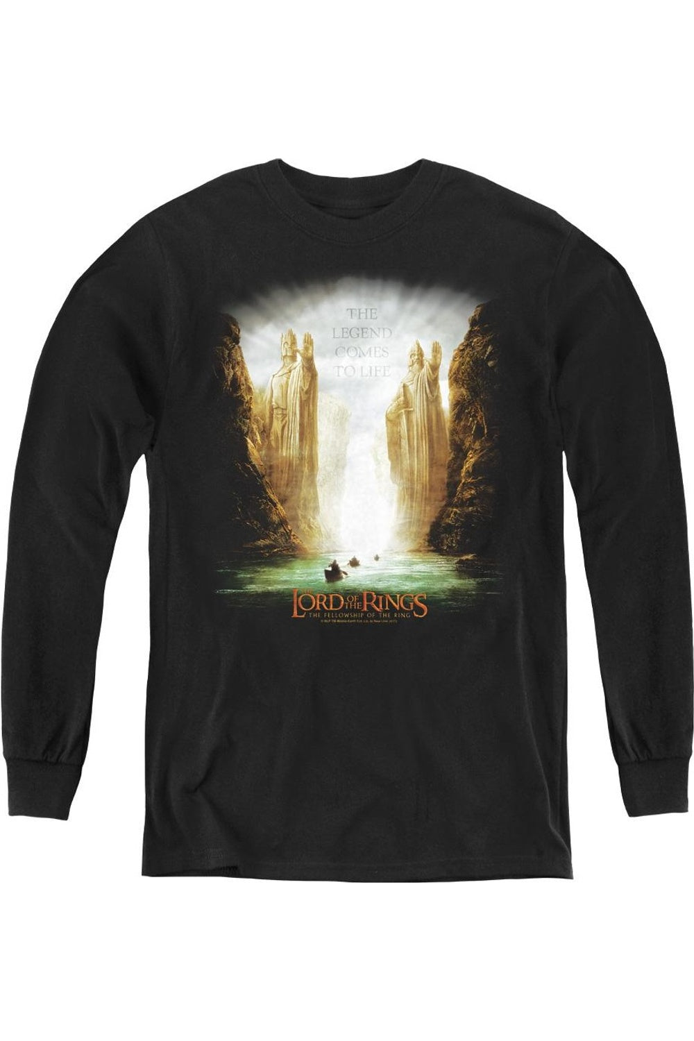 

Футболка с длинным рукавом "Властелин Колец: Древние Короли" Gildan, черный