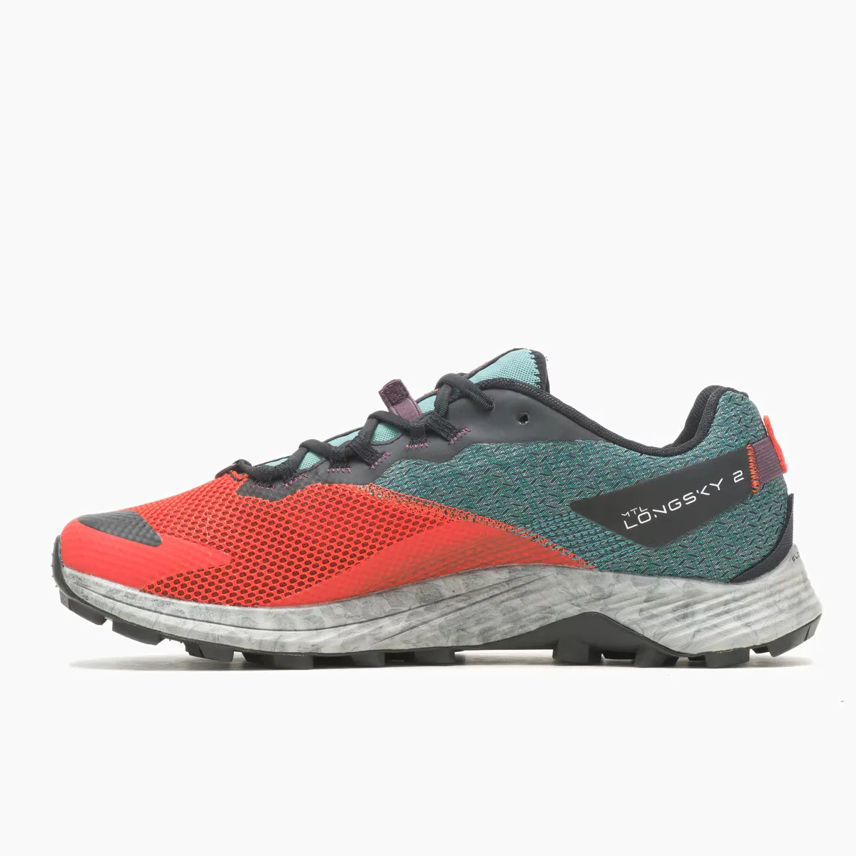 Кроссовки Merrell Men's MTL Long Sky 2 Trail Running, оранжевый/зеленый — фото 3