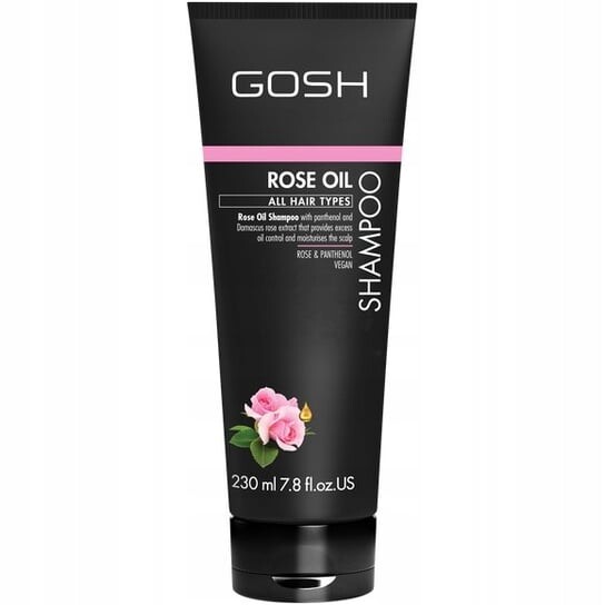 

Шампунь для волос с розовым маслом, 230 мл Gosh, Rose Oil