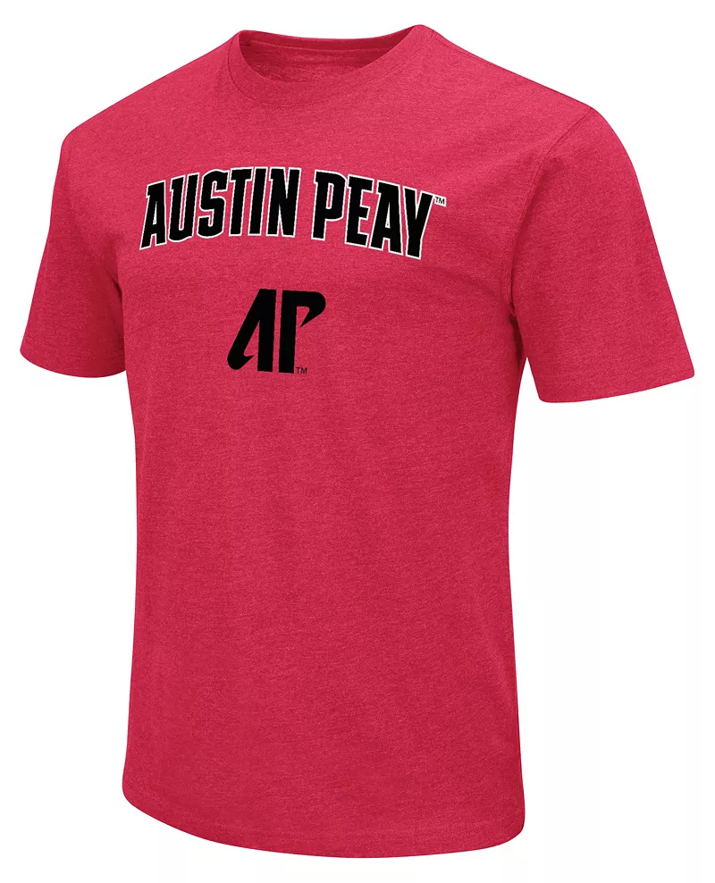 

Мужская красная футболка Colosseum Austin Peay Tuesday