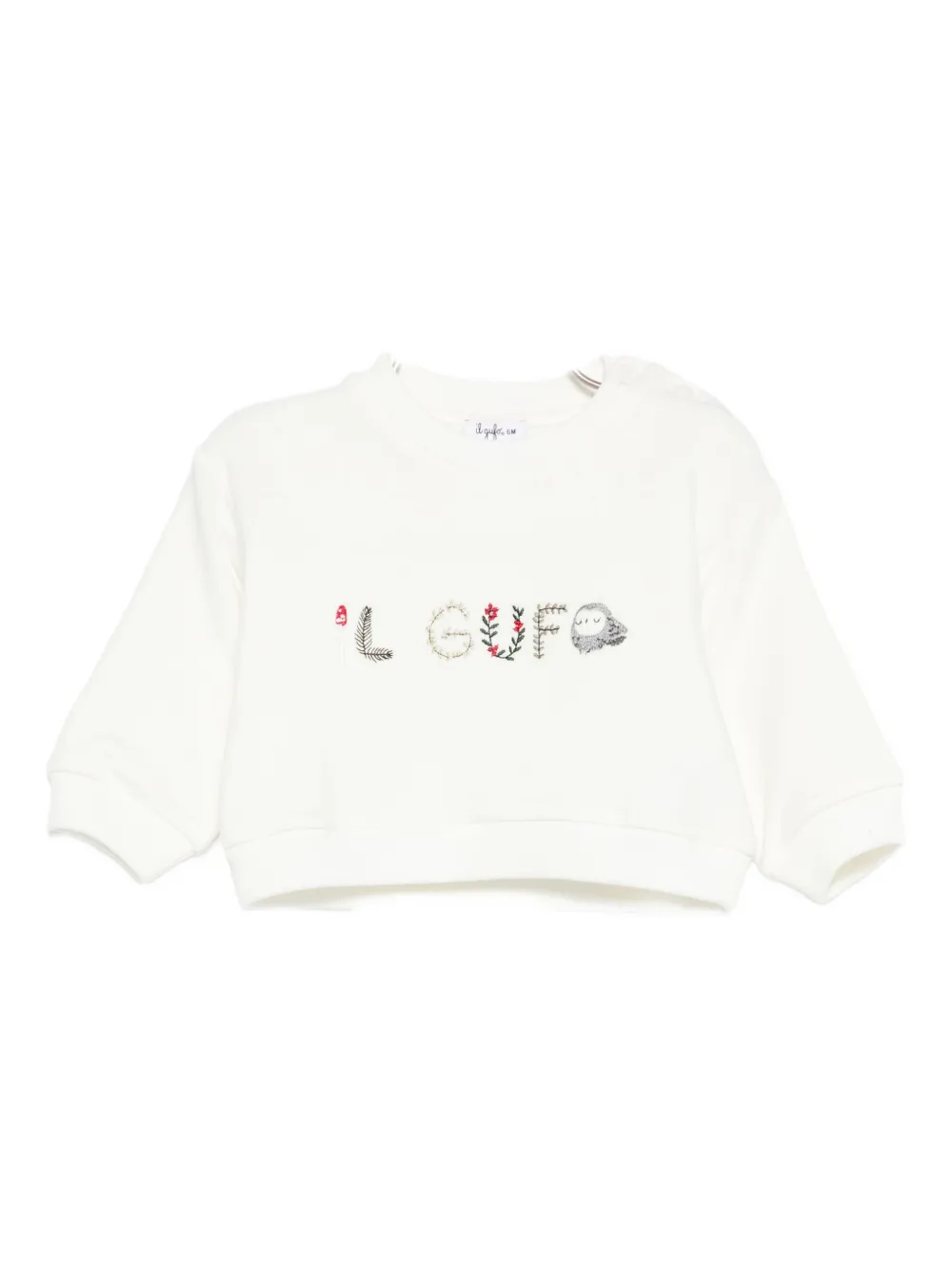 

Толстовка с вышивкой Il Gufo, бежевый