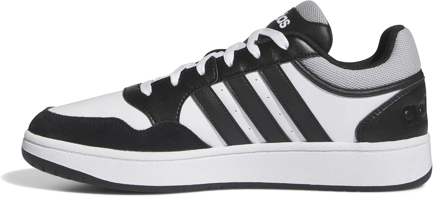 Мужские кроссовки Adidas Hoops 3.0 Low Classic Vintage, Cloud White Core Black Grey Two
