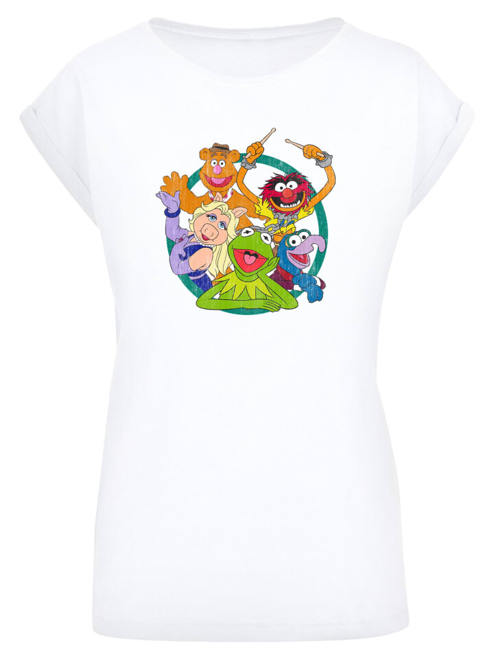 

Футболка F4NT4STIC Disney Die Muppets Kermit der Frosch Fozzie, белый