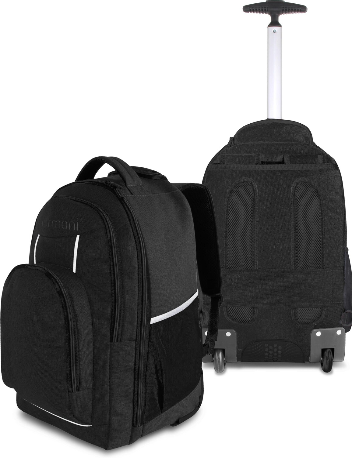 

Рюкзак normani mit Trolleyfunktion 30 Liter Yori, цвет Schwarz mit Reflektoren