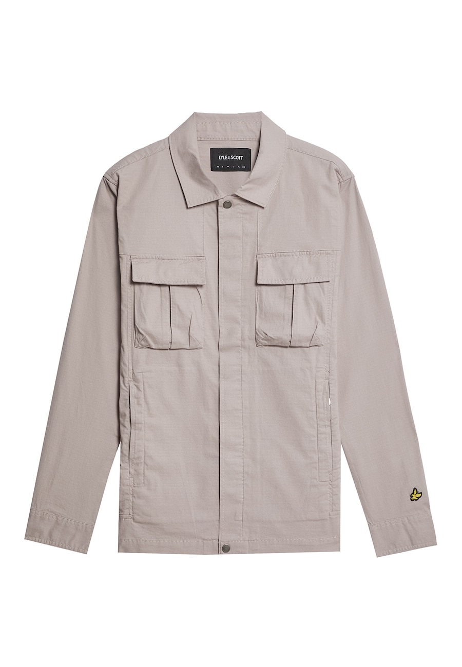 

Куртка межсезонная Lyle & Scott, светло-серый