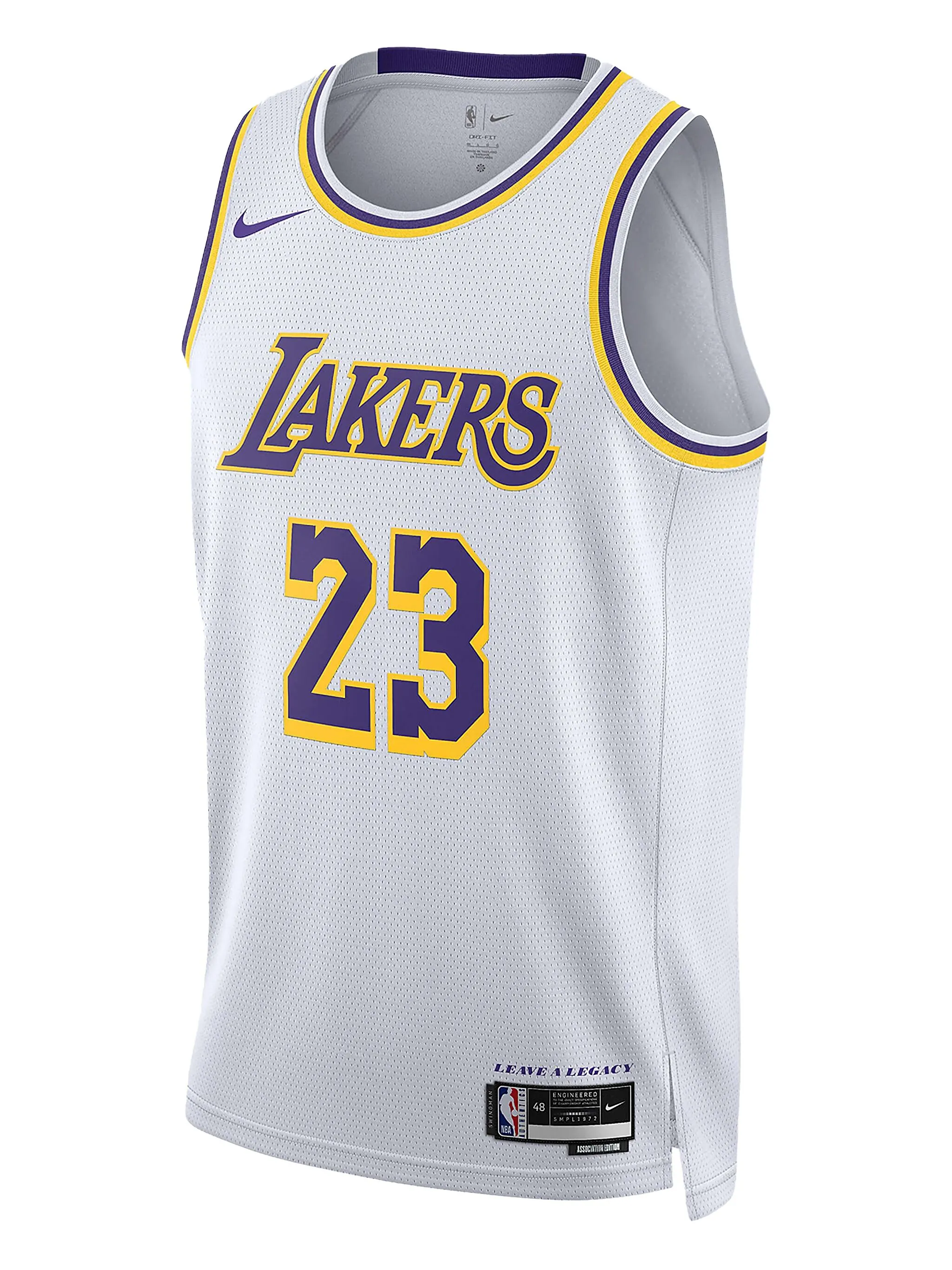 

Топ LeBron James Los Angeles Lakers 2022/23 Association Edition Nike, белый