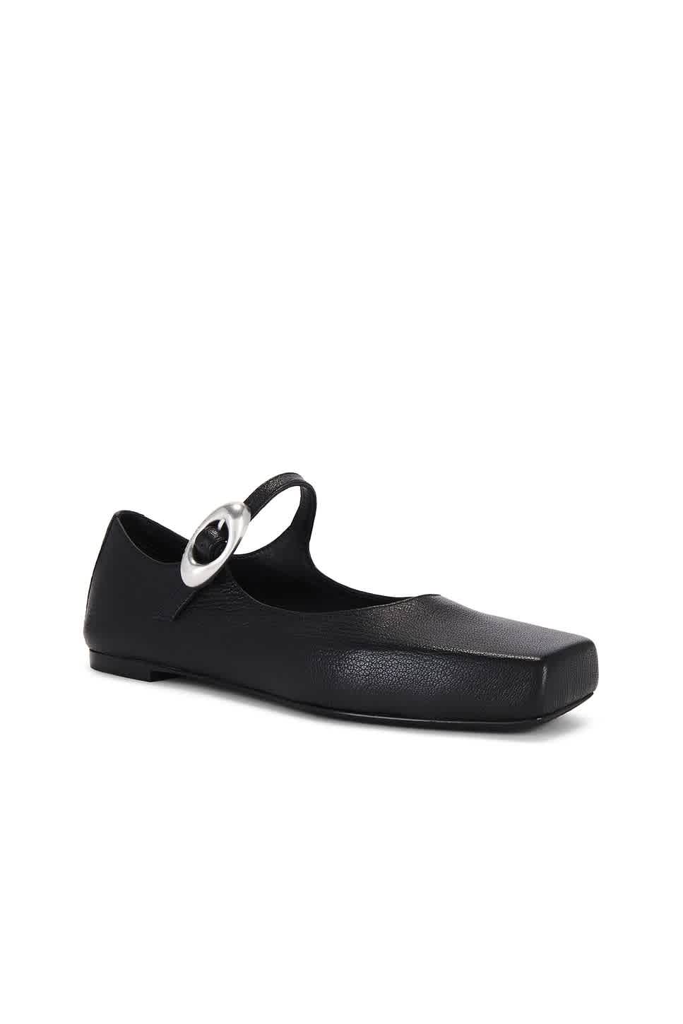 T от Alexander Wang Билло Мэри Джейн кожаные балетки T By Alexander Wang, черный — фото 2