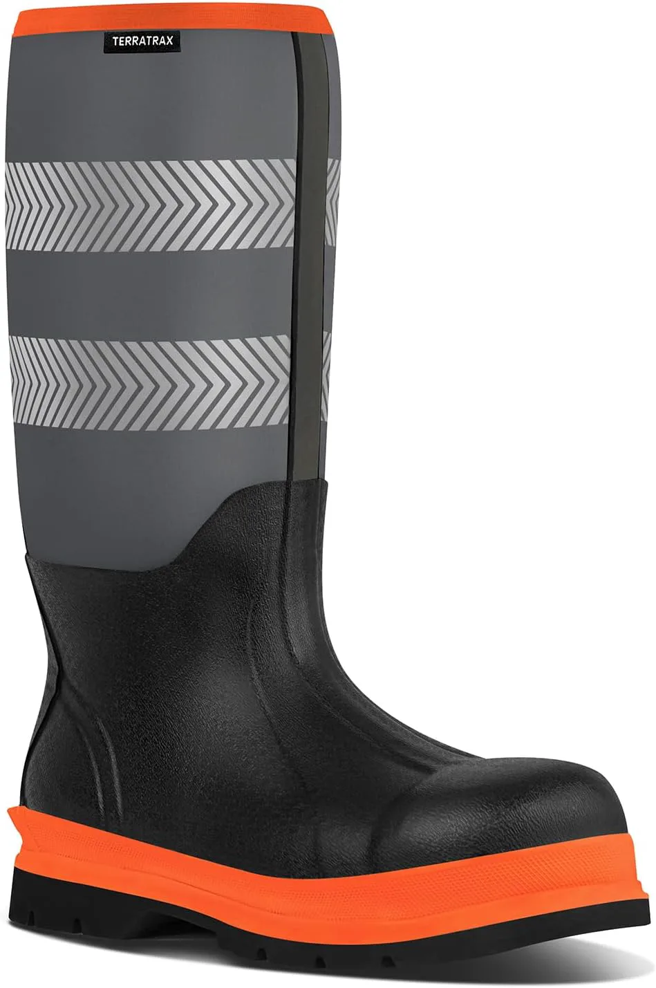 

Мужские рабочие ботинки TerraTrax с металлическим носком, водонепроницаемые, маслостойкие, светоотражающие, оранжевые