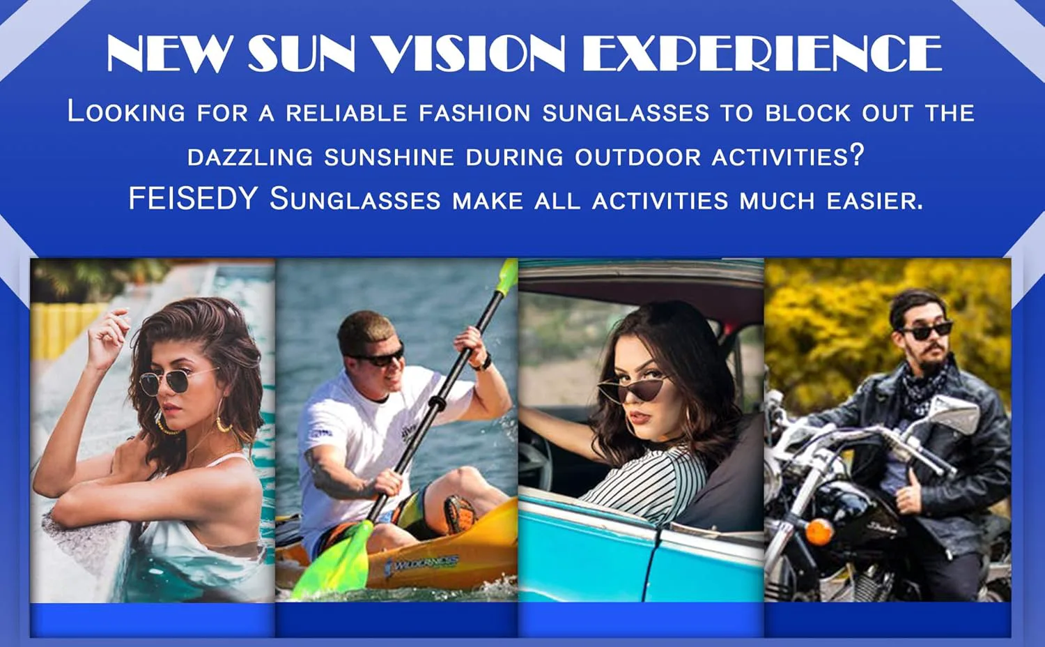 

FEISEDY Винтажные поляризованные солнцезащитные очки «кошачий глаз» для женщин, большие круглые солнцезащитные очки с антибликовым покрытием, модель B7000, Black