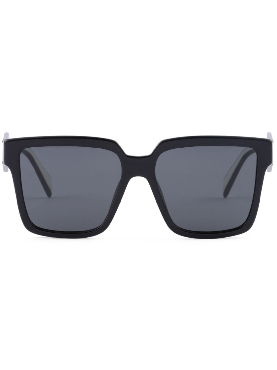 

Prada Eyewear солнцезащитные очки в массивной оправе, черный