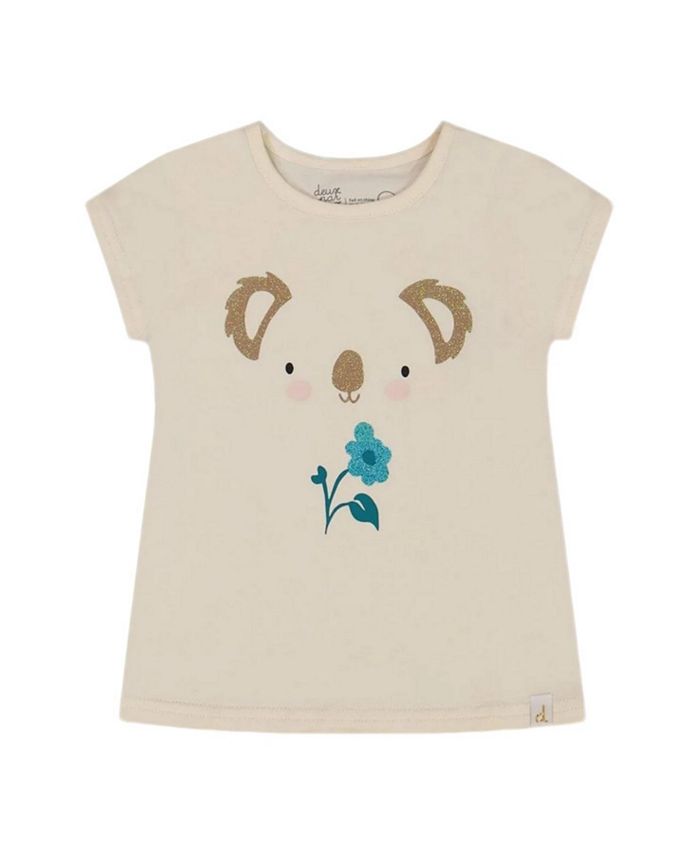 

Футболка для девочек из органического хлопка - для малышей Deux par Deux, белый