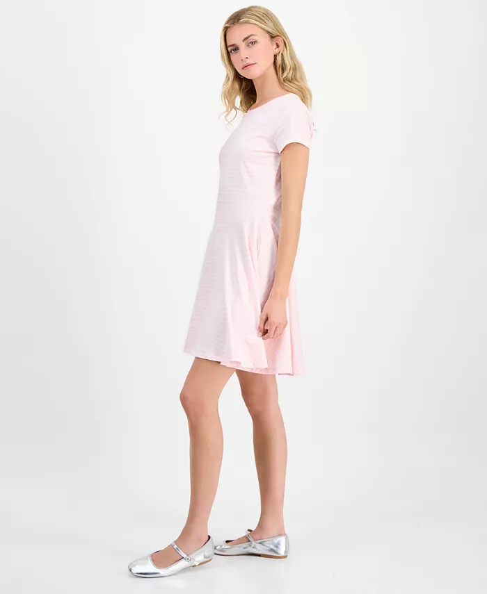 

Трикотажное мини-платье Fit & Flare для юниоров Madden Girl, розовый