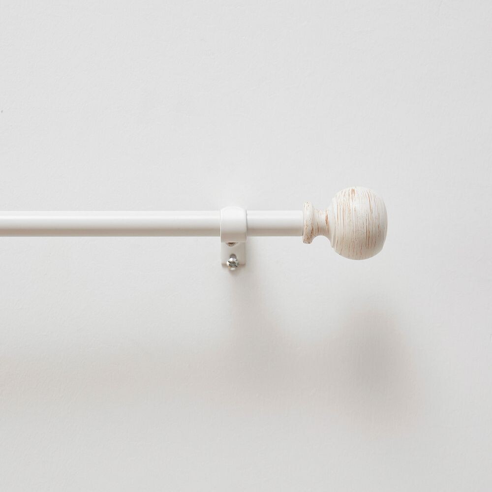 

Набор карнизов для штор Martha Stewart Bergen, цвет White Washed Wood