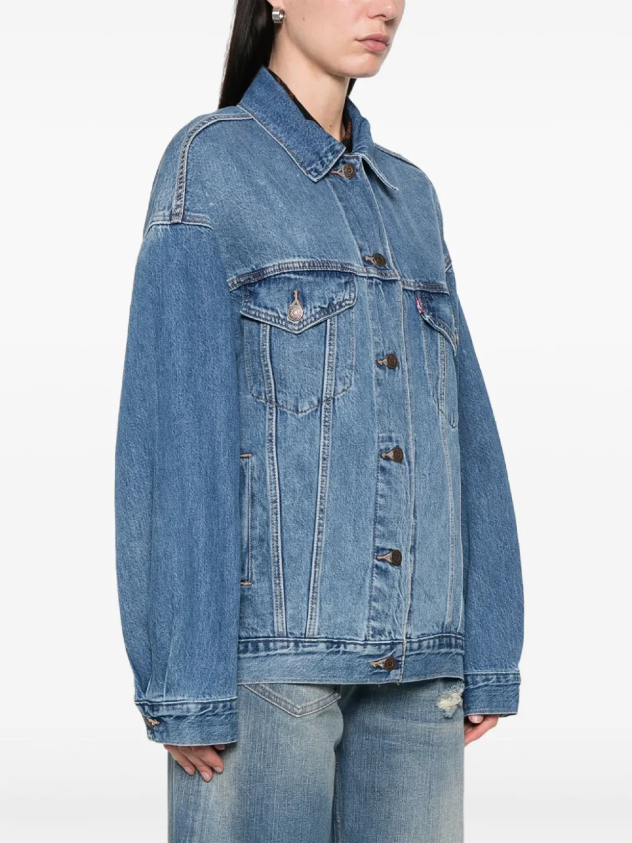 Levi's джинсовая куртка XL Trucker, синий — фото 3