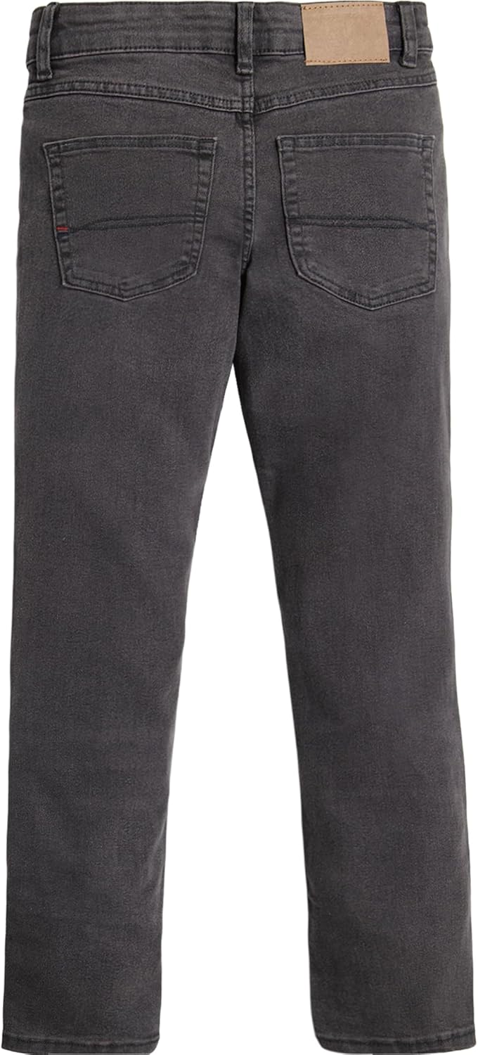Джинсы Tommy Hilfiger Boys' Legacy с пятью карманами, эластичные, узкие, прямого покроя, Classic Charcoal — фото 2