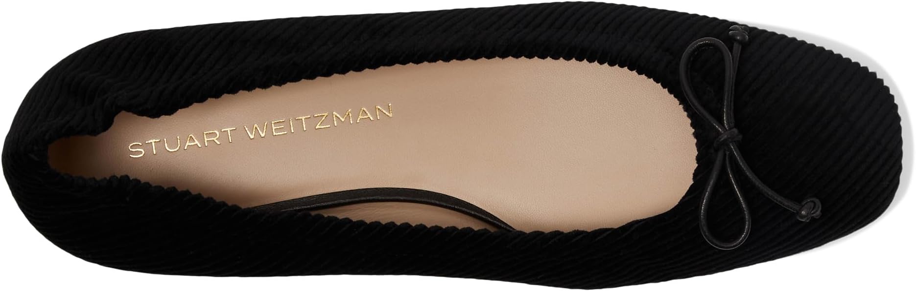 Балетки Stuart Weitzman Bria Ballet Flat, черный — фото 2
