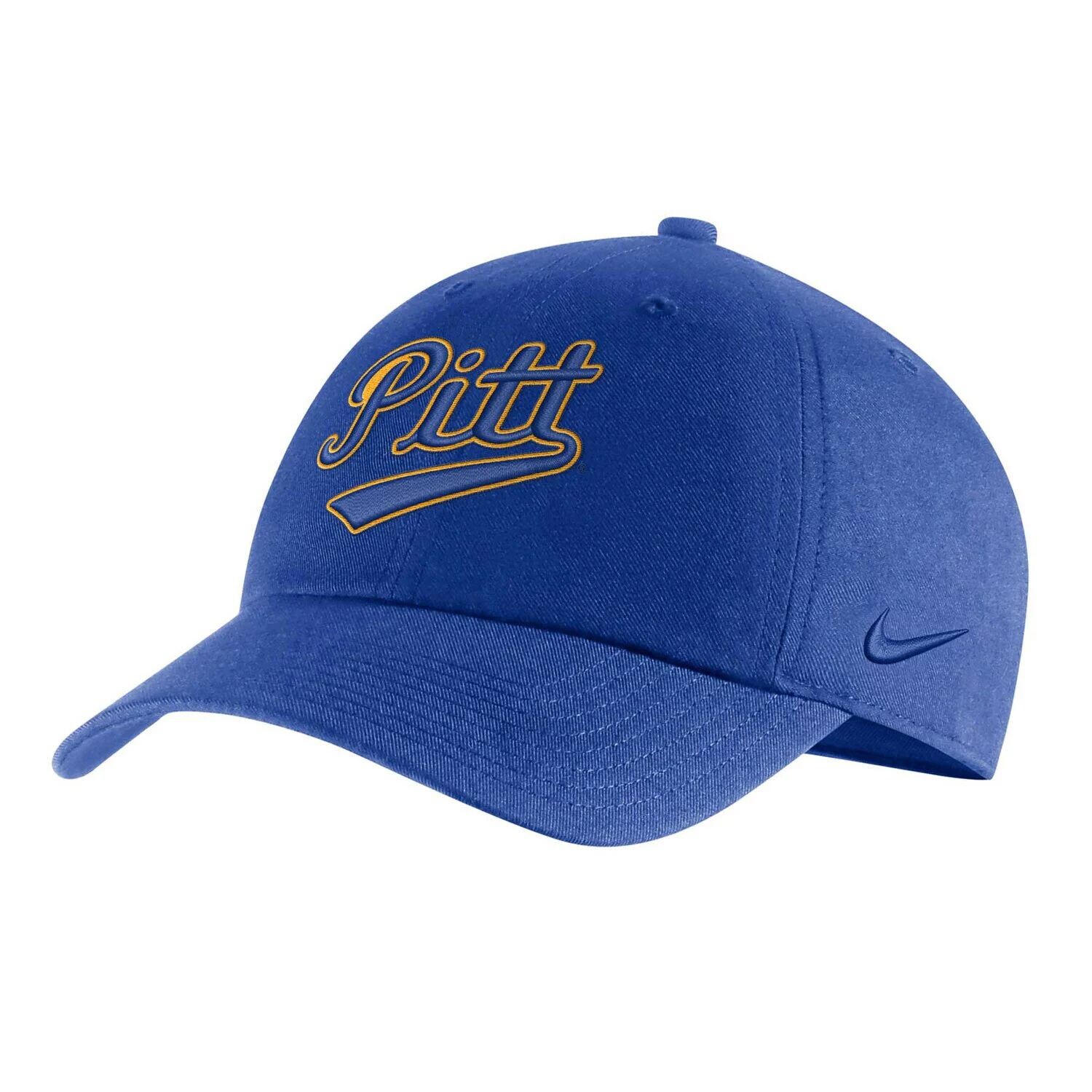 

Мужская регулируемая кепка с логотипом Nike Royal Pitt Panthers Heritage86