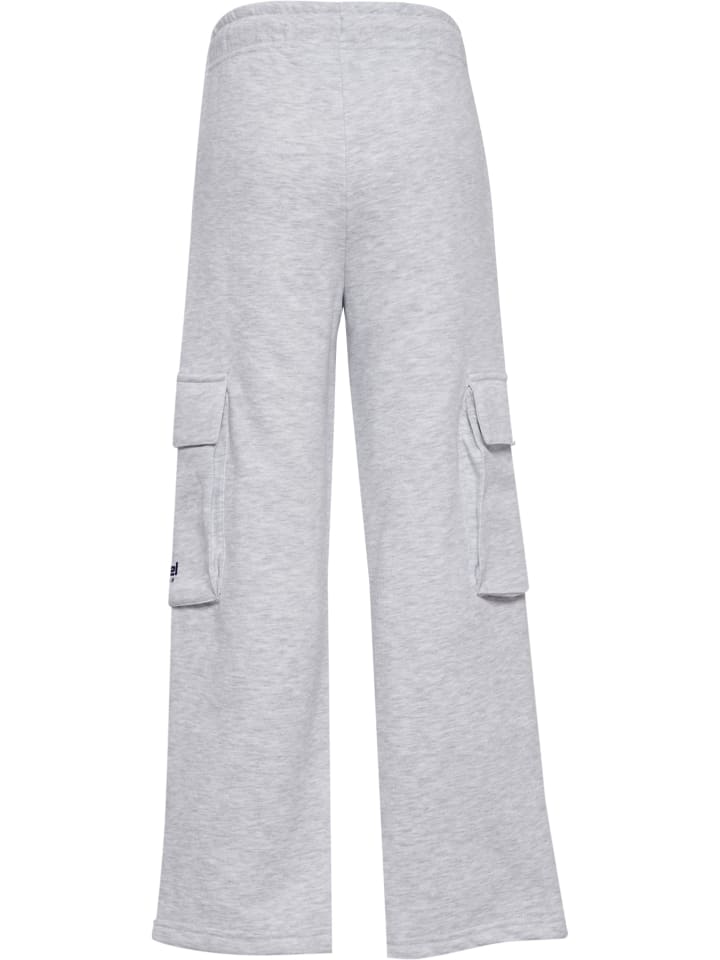 Брюки Hummel с регулируемой талией Hmljr Loose Girls в цвете светло-серый меланж Hummel — фото 2