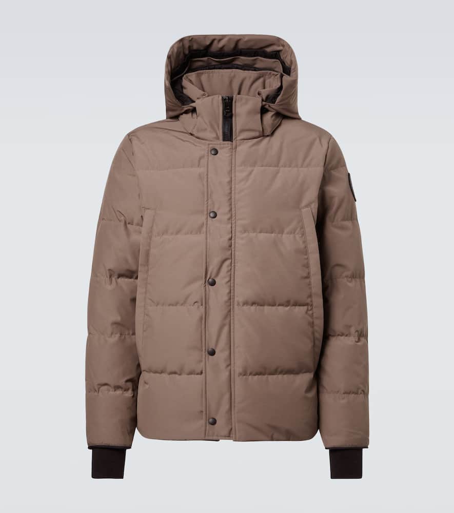 

Куртка Black Label Wyndham с капюшоном и утеплителем из пуха Canada Goose, Taupe Grey