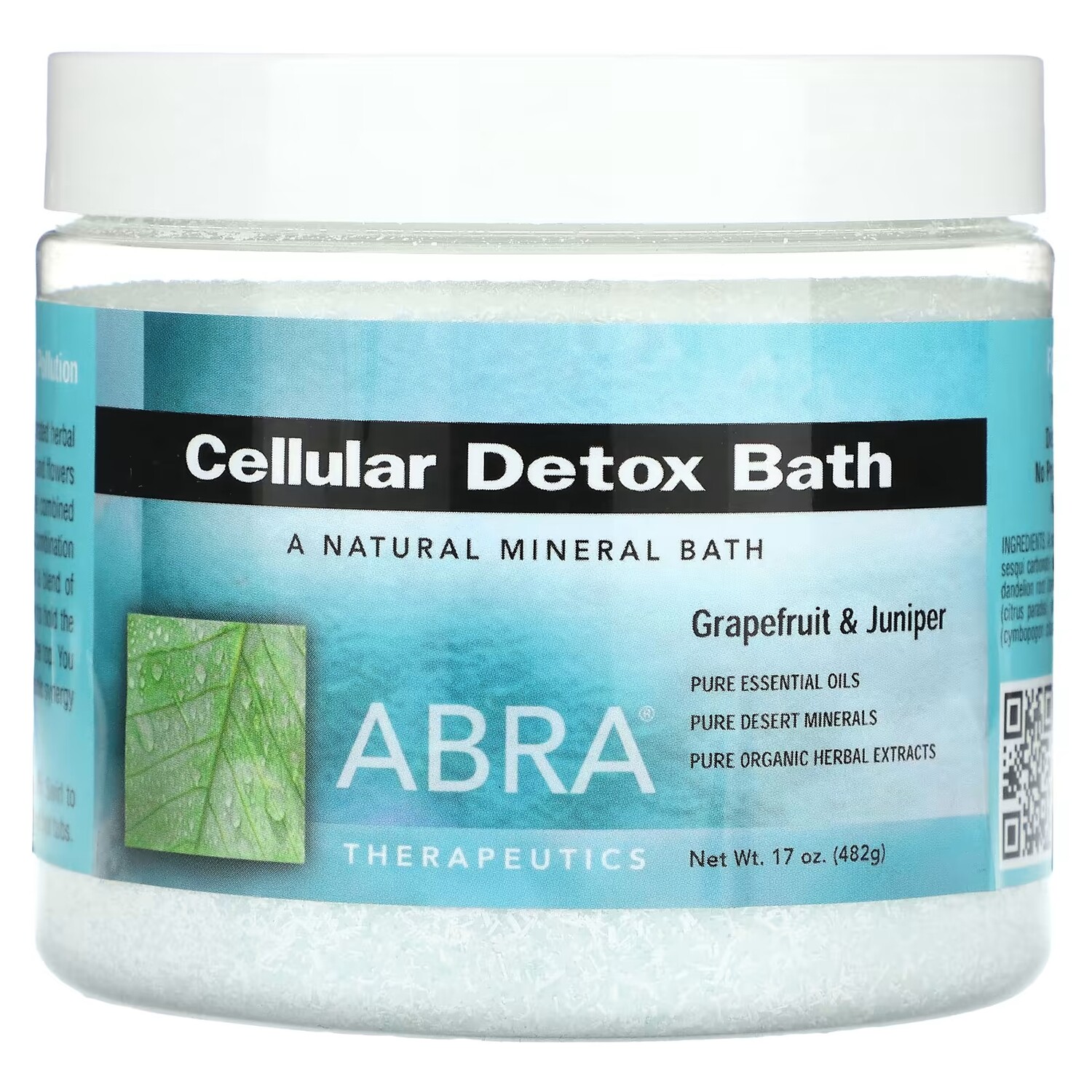 

Соль для ванны Abra Therapeutics Cellular Detox Bath с грейпфрутом и можжевельником, 482 г