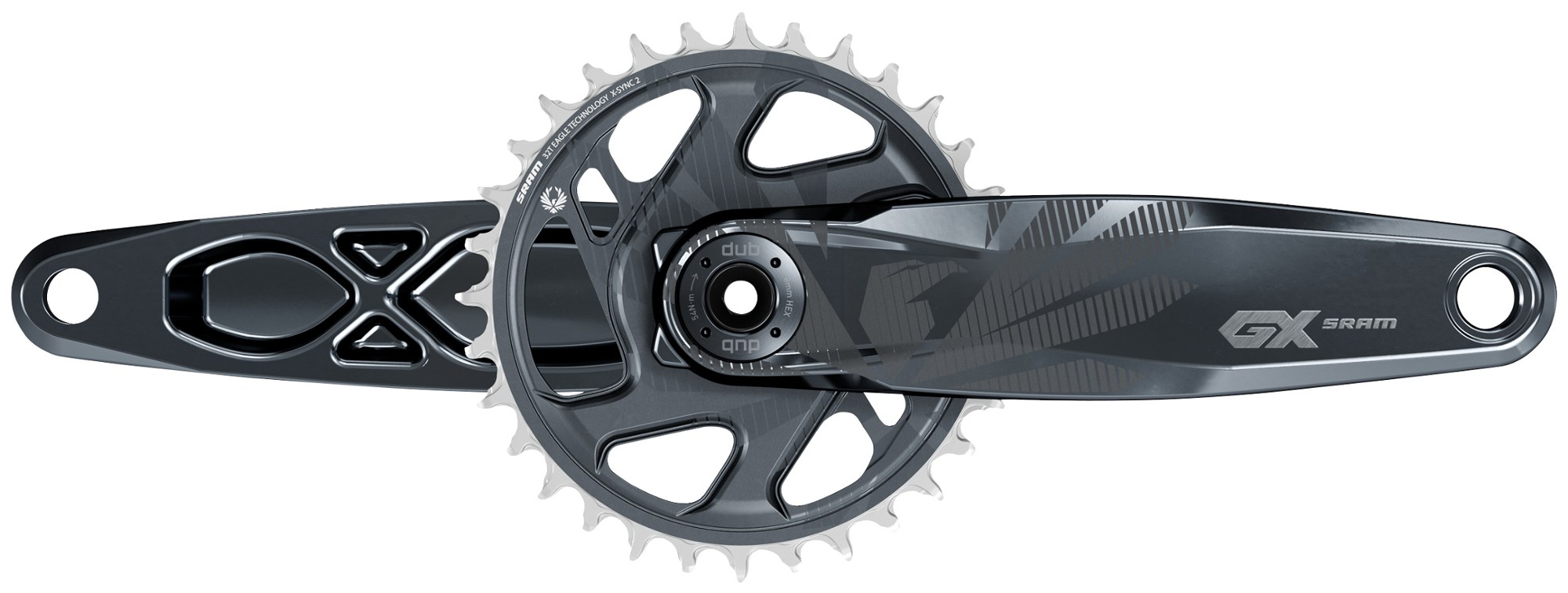 

Шатуны GX Eagle DUB SRAM, черный