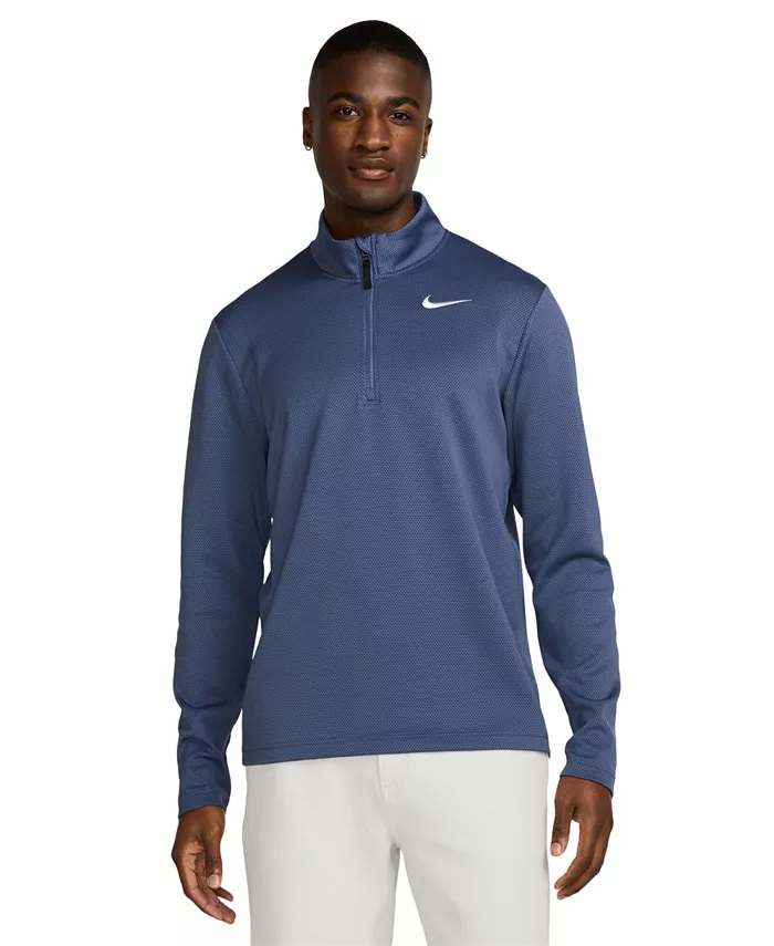 

Термобелье Victory Men's Dri-FIT Therma Flex Half-Zip для гольфа Nike, синий