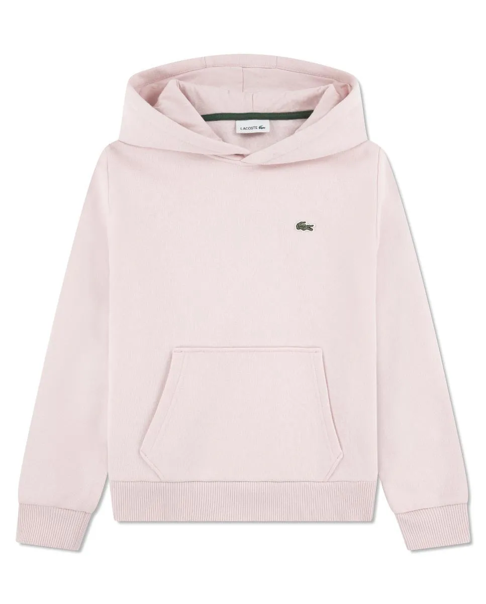 

Флисовая толстовка с капюшоном Core Fleece для мальчика Lacoste, розовый