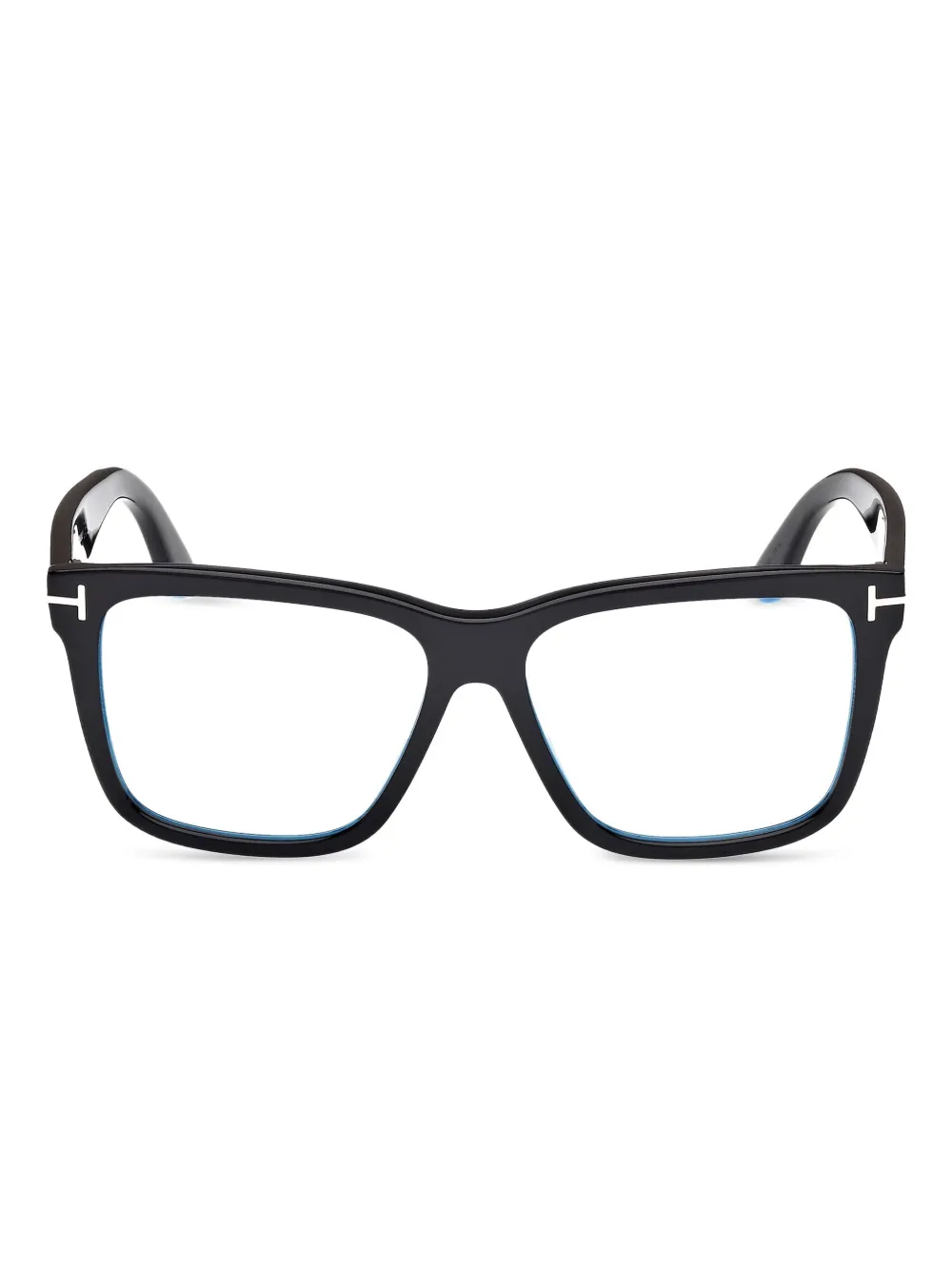 

Очки-клипоны в квадратной оправе TOM FORD Eyewear, черный