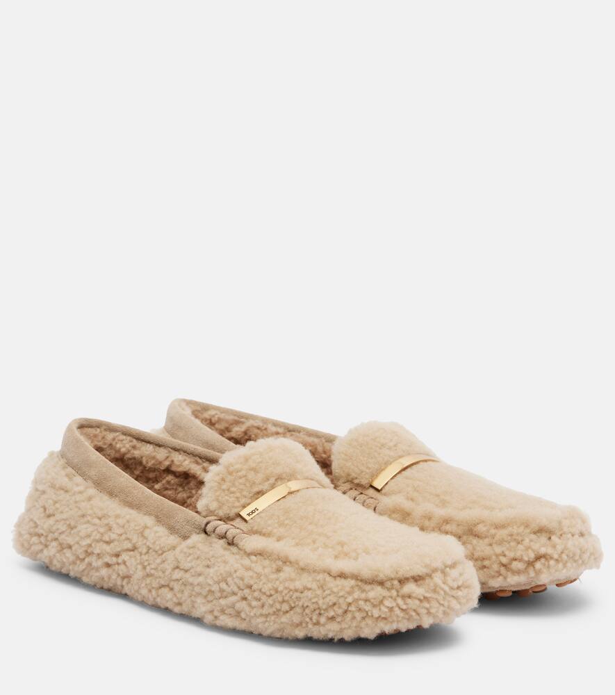 Гоммино замшевые мокасины для вождения Tod's, Tabacco Chiaro