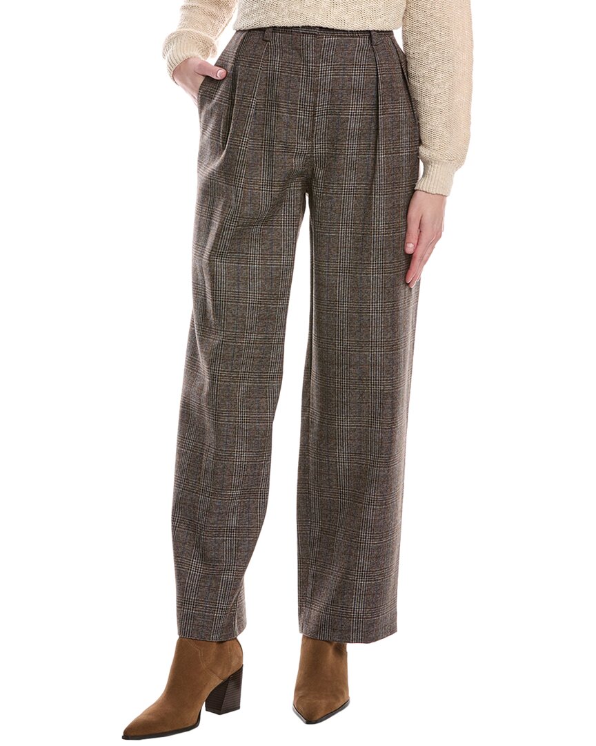 

Rag & bone Франсин итальянские клетчатые шерстяные брюки